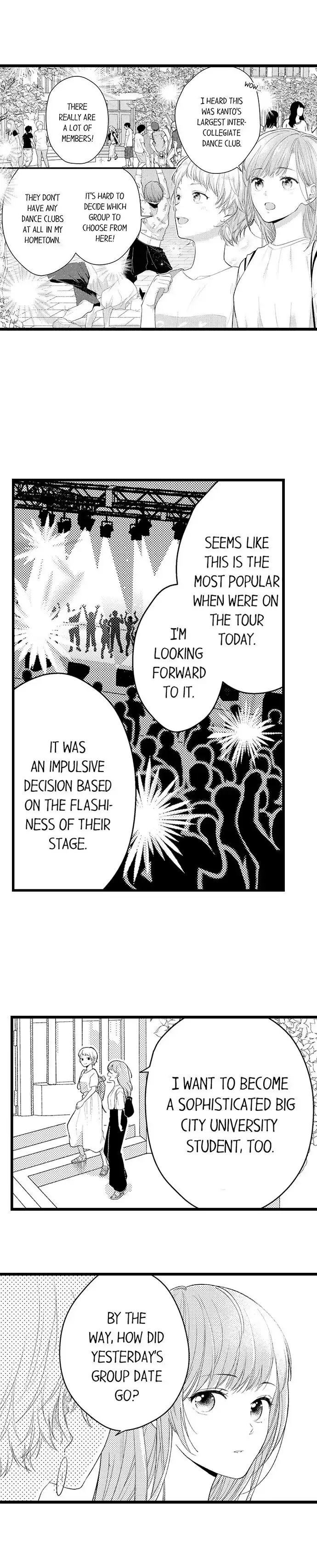 3-Byogo, Yaju.~ Goukon de Sumi ni Ita Kare wa Midarana Nikushoku Deshita Chapter 4 page 2