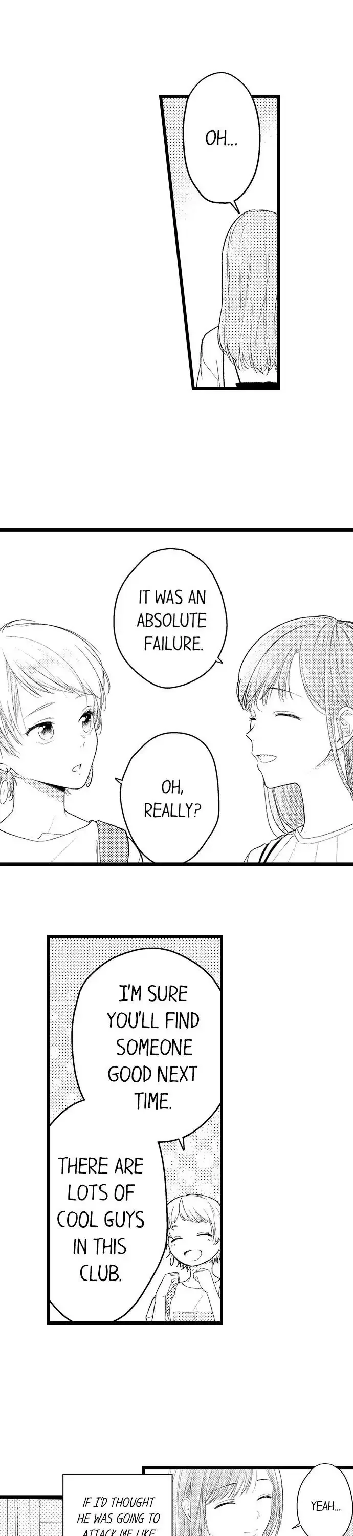 3-Byogo, Yaju.~ Goukon de Sumi ni Ita Kare wa Midarana Nikushoku Deshita Chapter 4 page 3