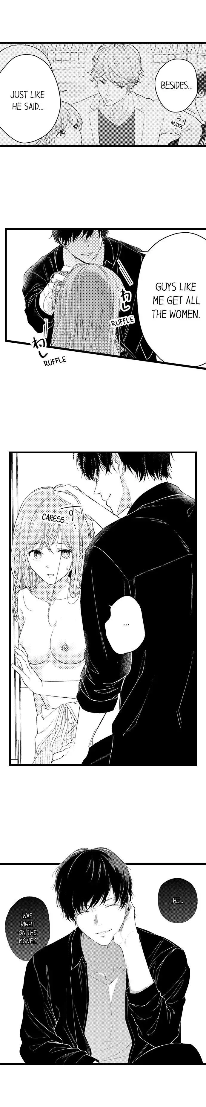 3-Byogo, Yaju.~ Goukon de Sumi ni Ita Kare wa Midarana Nikushoku Deshita Chapter 3 page 11