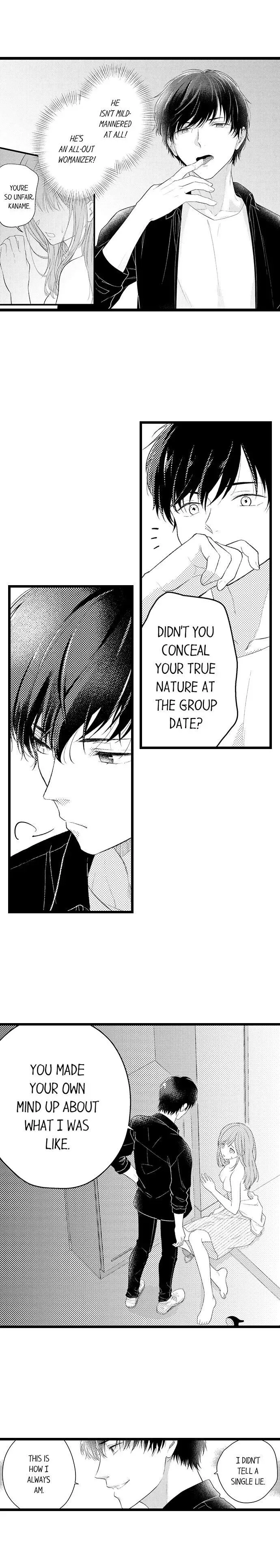 3-Byogo, Yaju.~ Goukon de Sumi ni Ita Kare wa Midarana Nikushoku Deshita Chapter 3 page 10