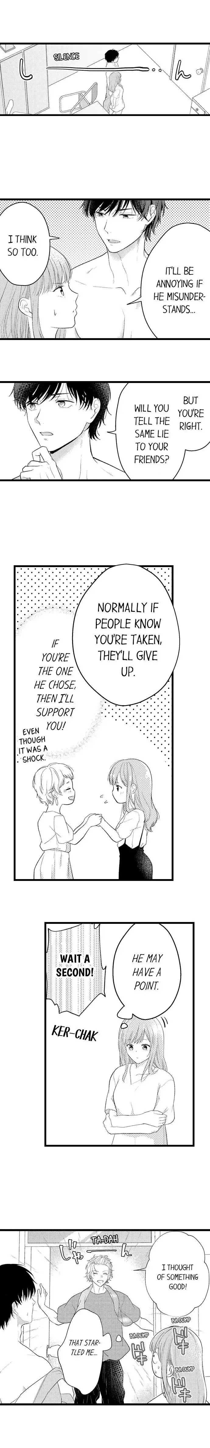 3-Byogo, Yaju.~ Goukon de Sumi ni Ita Kare wa Midarana Nikushoku Deshita Chapter 6 page 7