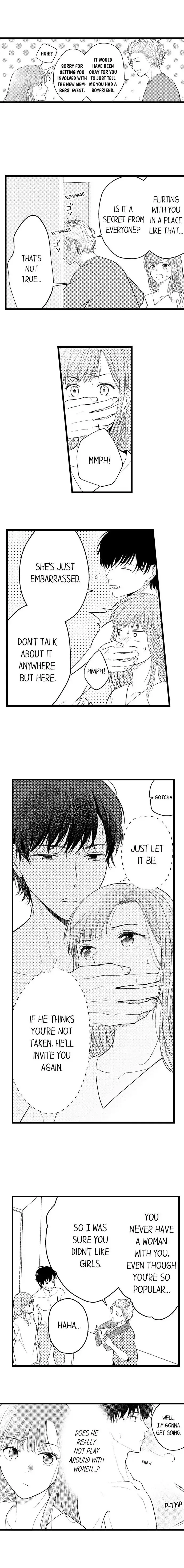 3-Byogo, Yaju.~ Goukon de Sumi ni Ita Kare wa Midarana Nikushoku Deshita Chapter 6 page 6