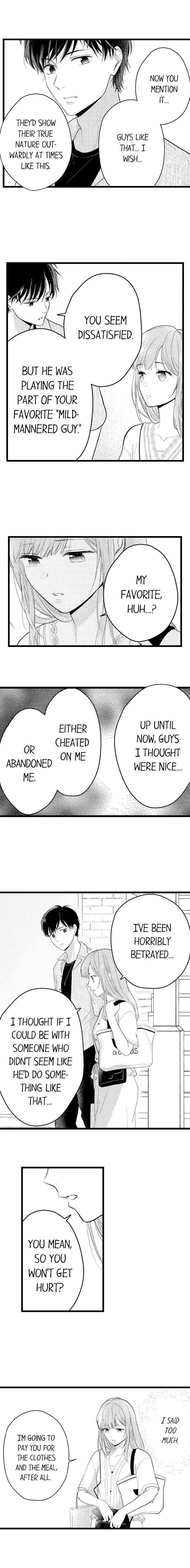 3-Byogo, Yaju.~ Goukon de Sumi ni Ita Kare wa Midarana Nikushoku Deshita Chapter 8 page 4