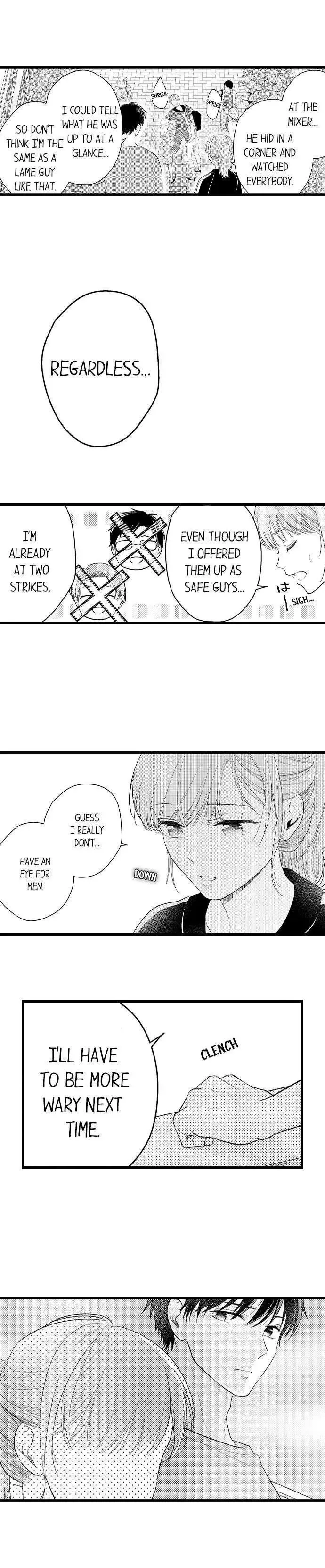 3-Byogo, Yaju.~ Goukon de Sumi ni Ita Kare wa Midarana Nikushoku Deshita Chapter 12 page 2
