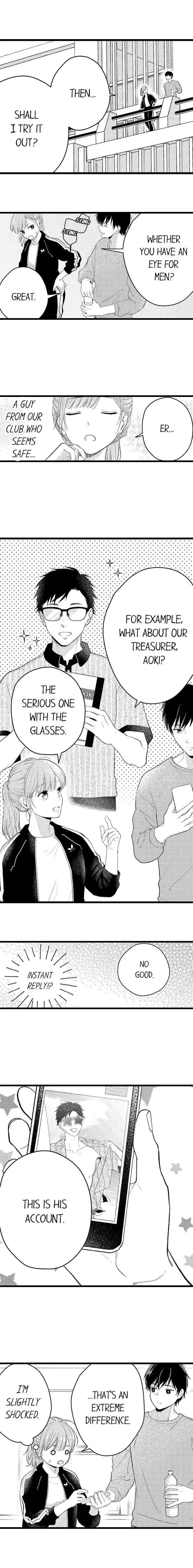 3-Byogo, Yaju.~ Goukon de Sumi ni Ita Kare wa Midarana Nikushoku Deshita Chapter 11 page 10