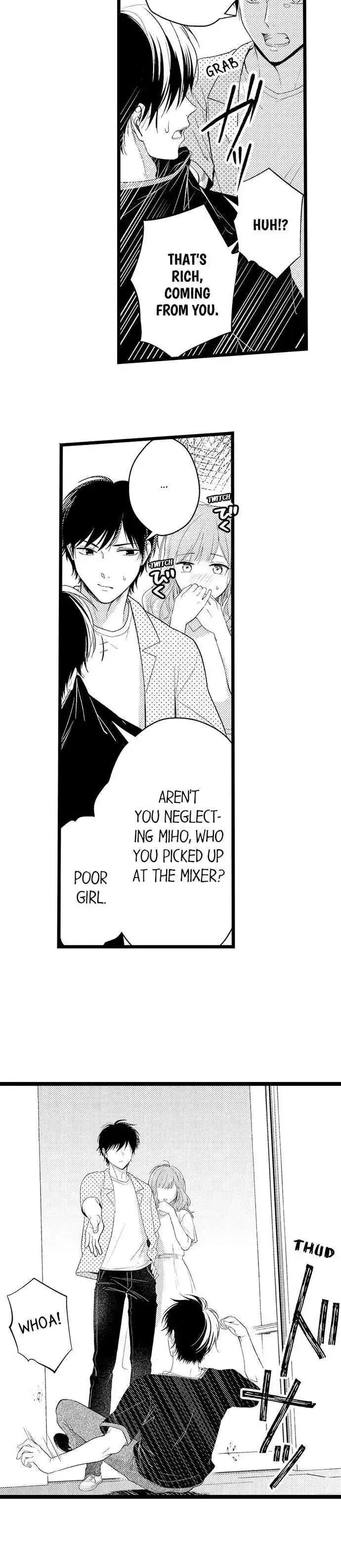 3-Byogo, Yaju.~ Goukon de Sumi ni Ita Kare wa Midarana Nikushoku Deshita Chapter 17 page 3