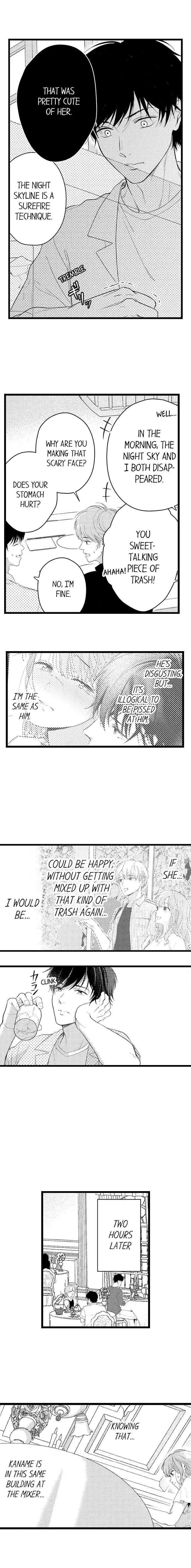 3-Byogo, Yaju.~ Goukon de Sumi ni Ita Kare wa Midarana Nikushoku Deshita Chapter 16 page 5