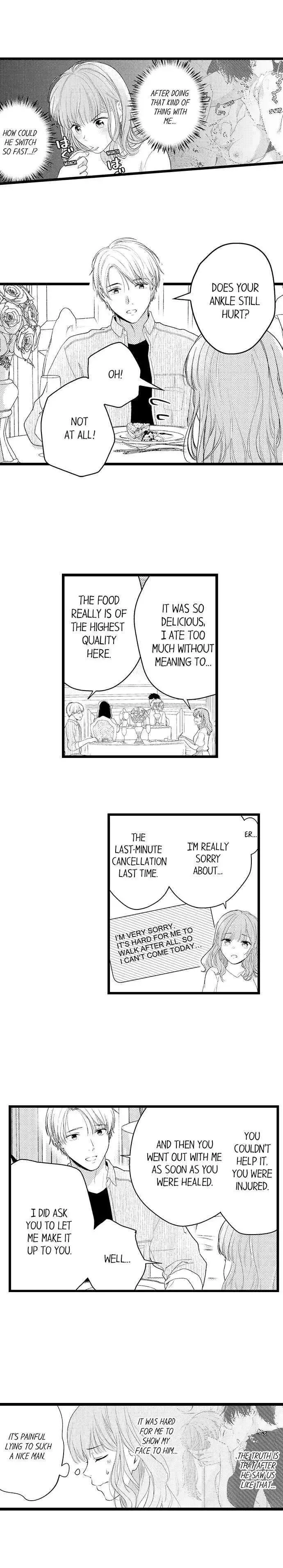 3-Byogo, Yaju.~ Goukon de Sumi ni Ita Kare wa Midarana Nikushoku Deshita Chapter 16 page 6