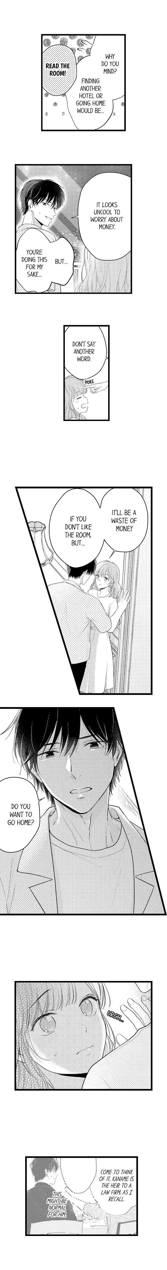 3-Byogo, Yaju.~ Goukon de Sumi ni Ita Kare wa Midarana Nikushoku Deshita Chapter 18 page 4