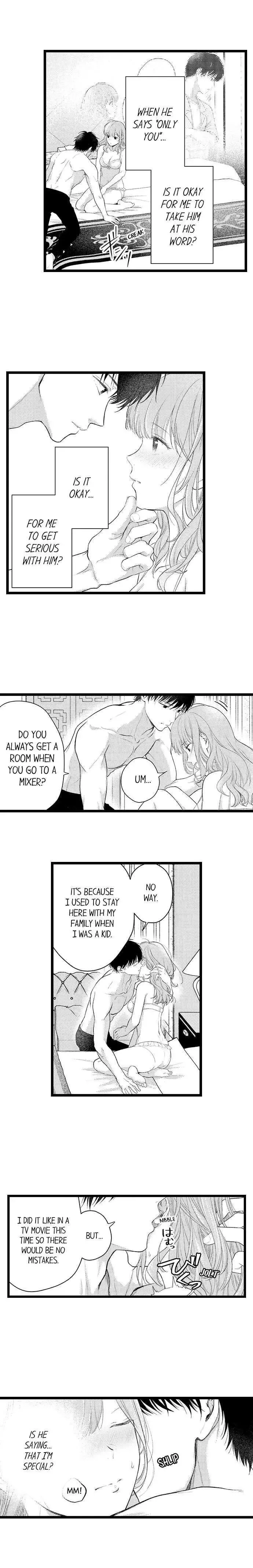3-Byogo, Yaju.~ Goukon de Sumi ni Ita Kare wa Midarana Nikushoku Deshita Chapter 19 page 3