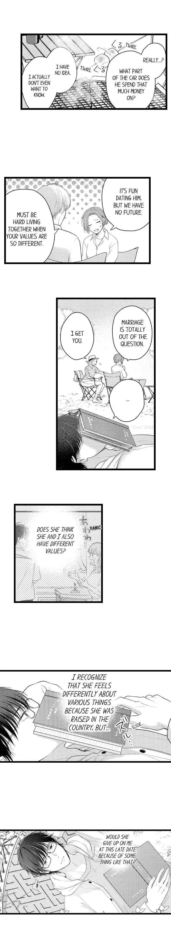 3-Byogo, Yaju.~ Goukon de Sumi ni Ita Kare wa Midarana Nikushoku Deshita Chapter 23 page 4