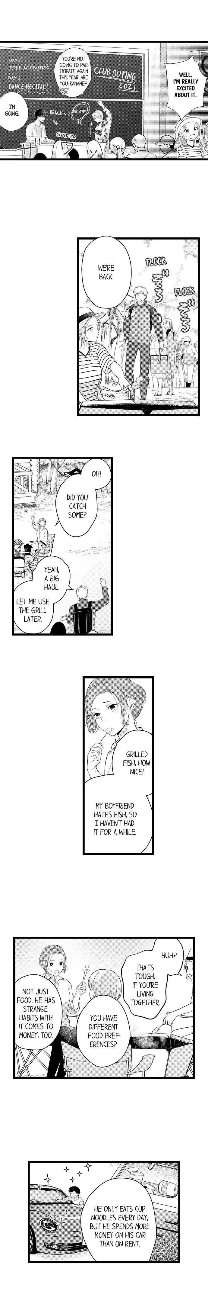 3-Byogo, Yaju.~ Goukon de Sumi ni Ita Kare wa Midarana Nikushoku Deshita Chapter 23 page 3