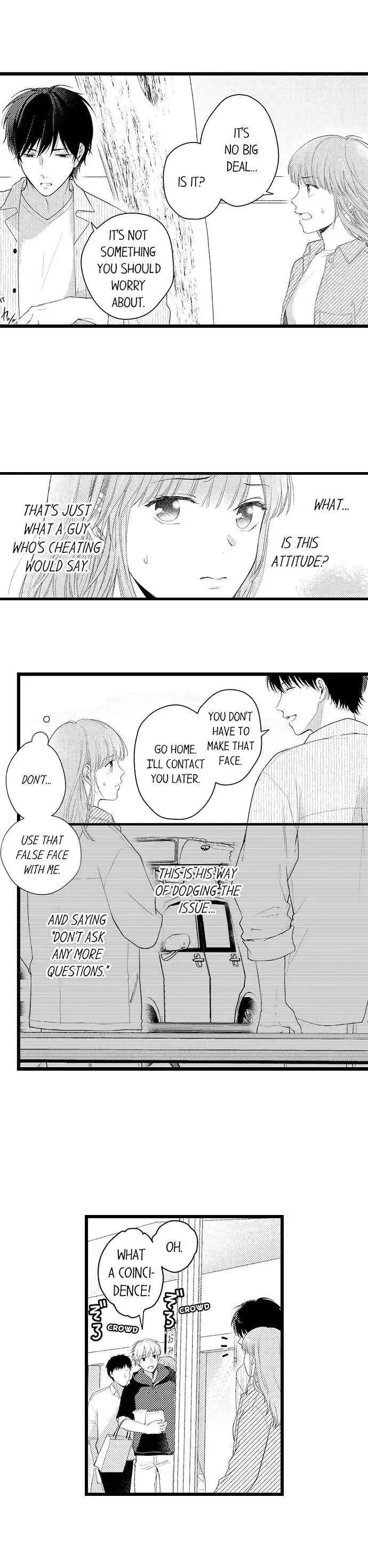 3-Byogo, Yaju.~ Goukon de Sumi ni Ita Kare wa Midarana Nikushoku Deshita Chapter 28 page 3
