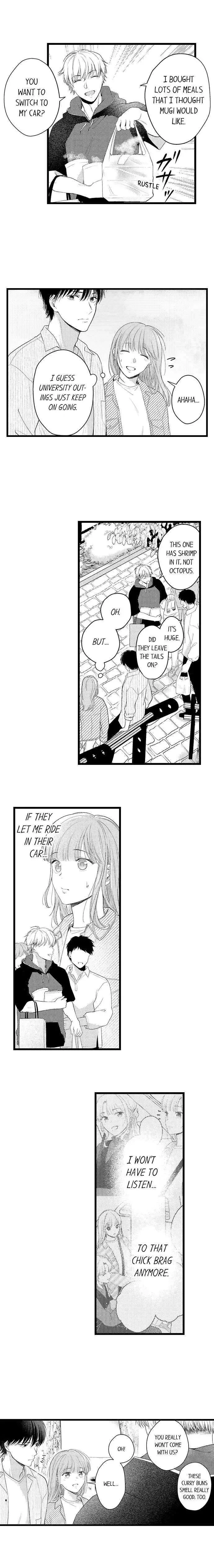 3-Byogo, Yaju.~ Goukon de Sumi ni Ita Kare wa Midarana Nikushoku Deshita Chapter 28 page 4