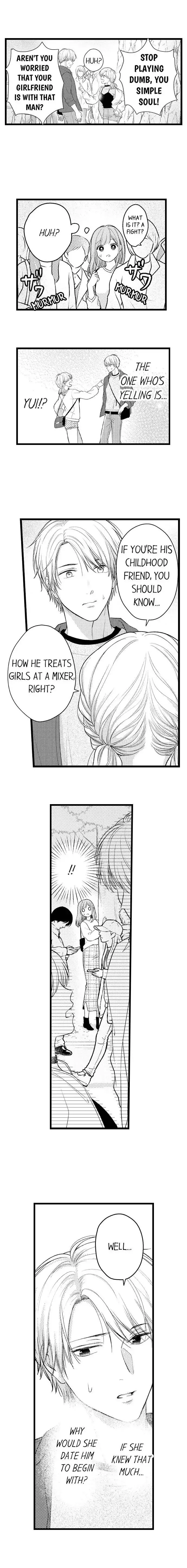 3-Byogo, Yaju.~ Goukon de Sumi ni Ita Kare wa Midarana Nikushoku Deshita Chapter 35 page 10