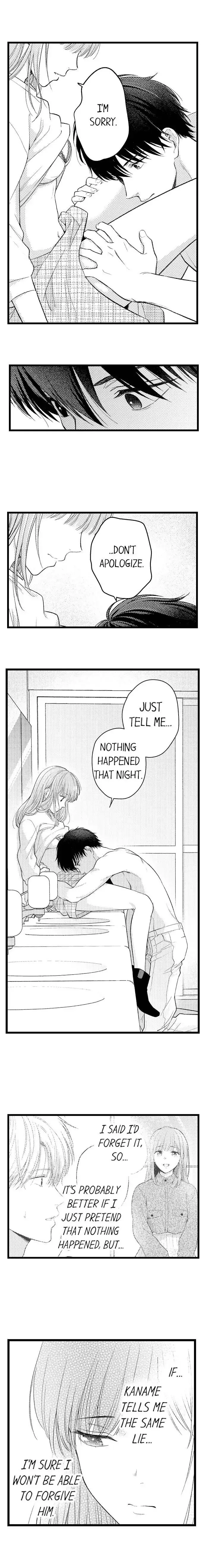 3-Byogo, Yaju.~ Goukon de Sumi ni Ita Kare wa Midarana Nikushoku Deshita Chapter 35 page 8