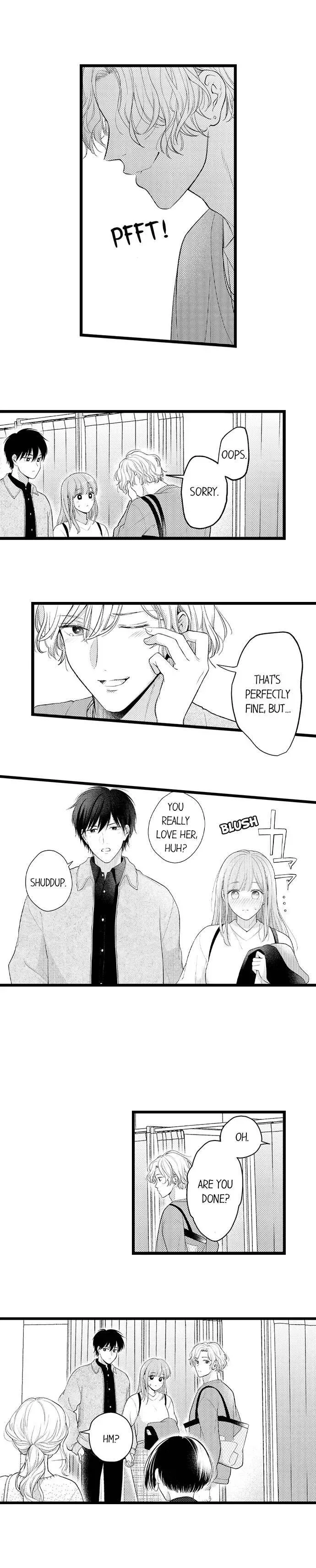 3-Byogo, Yaju.~ Goukon de Sumi ni Ita Kare wa Midarana Nikushoku Deshita Chapter 43 page 3