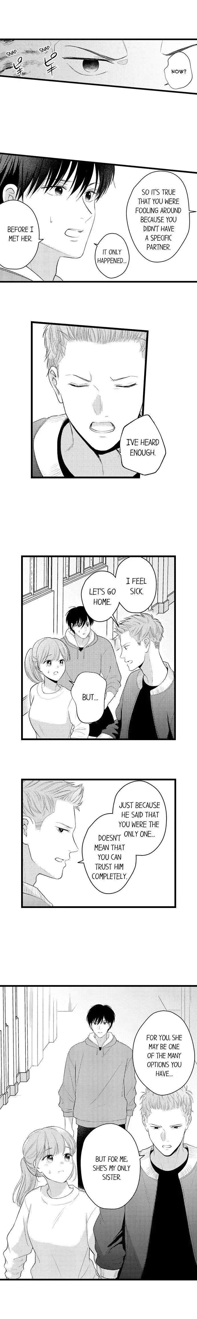 3-Byogo, Yaju.~ Goukon de Sumi ni Ita Kare wa Midarana Nikushoku Deshita Chapter 48 page 3