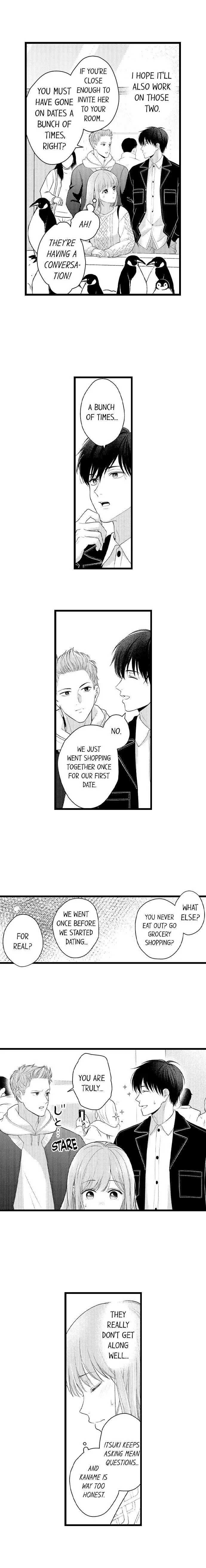 3-Byogo, Yaju.~ Goukon de Sumi ni Ita Kare wa Midarana Nikushoku Deshita Chapter 50 page 8
