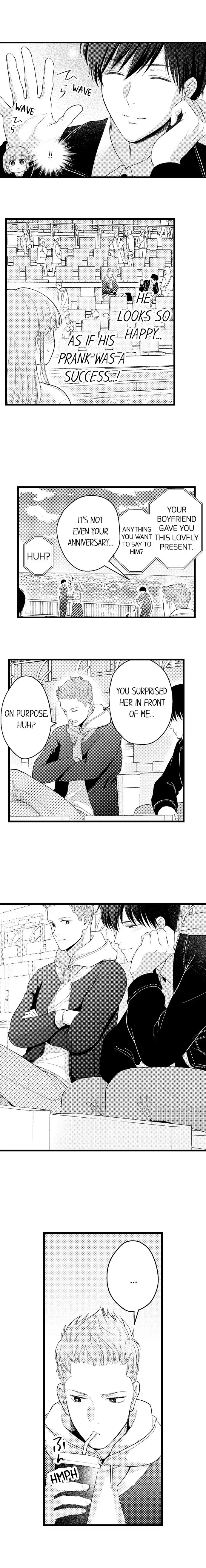 3-Byogo, Yaju.~ Goukon de Sumi ni Ita Kare wa Midarana Nikushoku Deshita Chapter 53 page 9