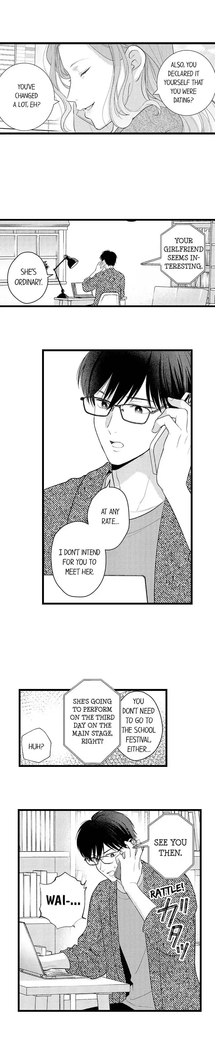 3-Byogo, Yaju.~ Goukon de Sumi ni Ita Kare wa Midarana Nikushoku Deshita Chapter 57 page 8