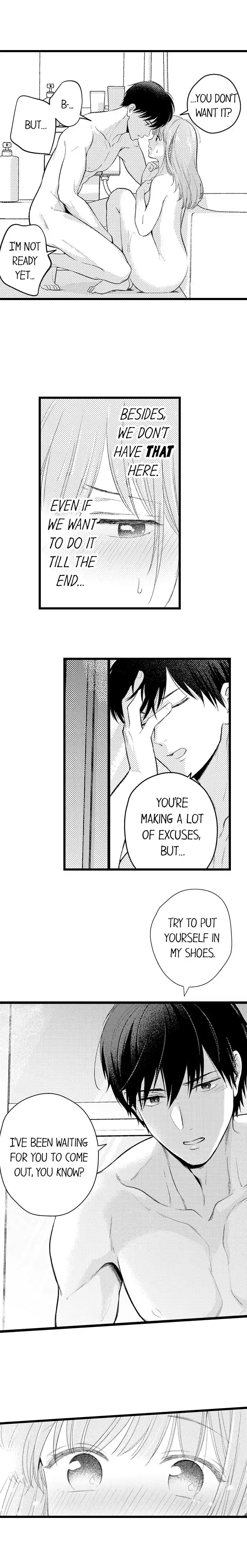 3-Byogo, Yaju.~ Goukon de Sumi ni Ita Kare wa Midarana Nikushoku Deshita Chapter 54 page 9