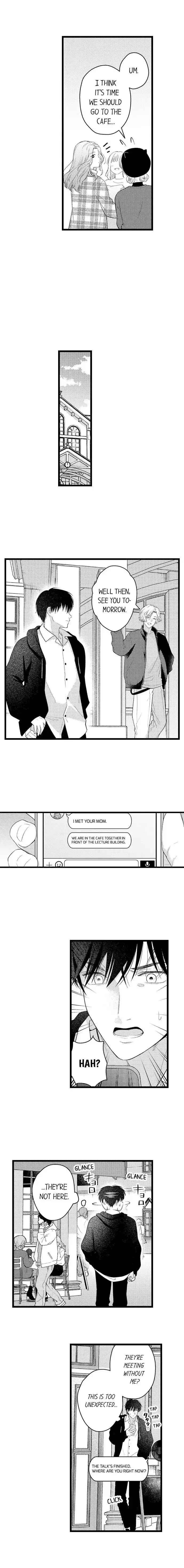 3-Byogo, Yaju.~ Goukon de Sumi ni Ita Kare wa Midarana Nikushoku Deshita Chapter 65 page 8