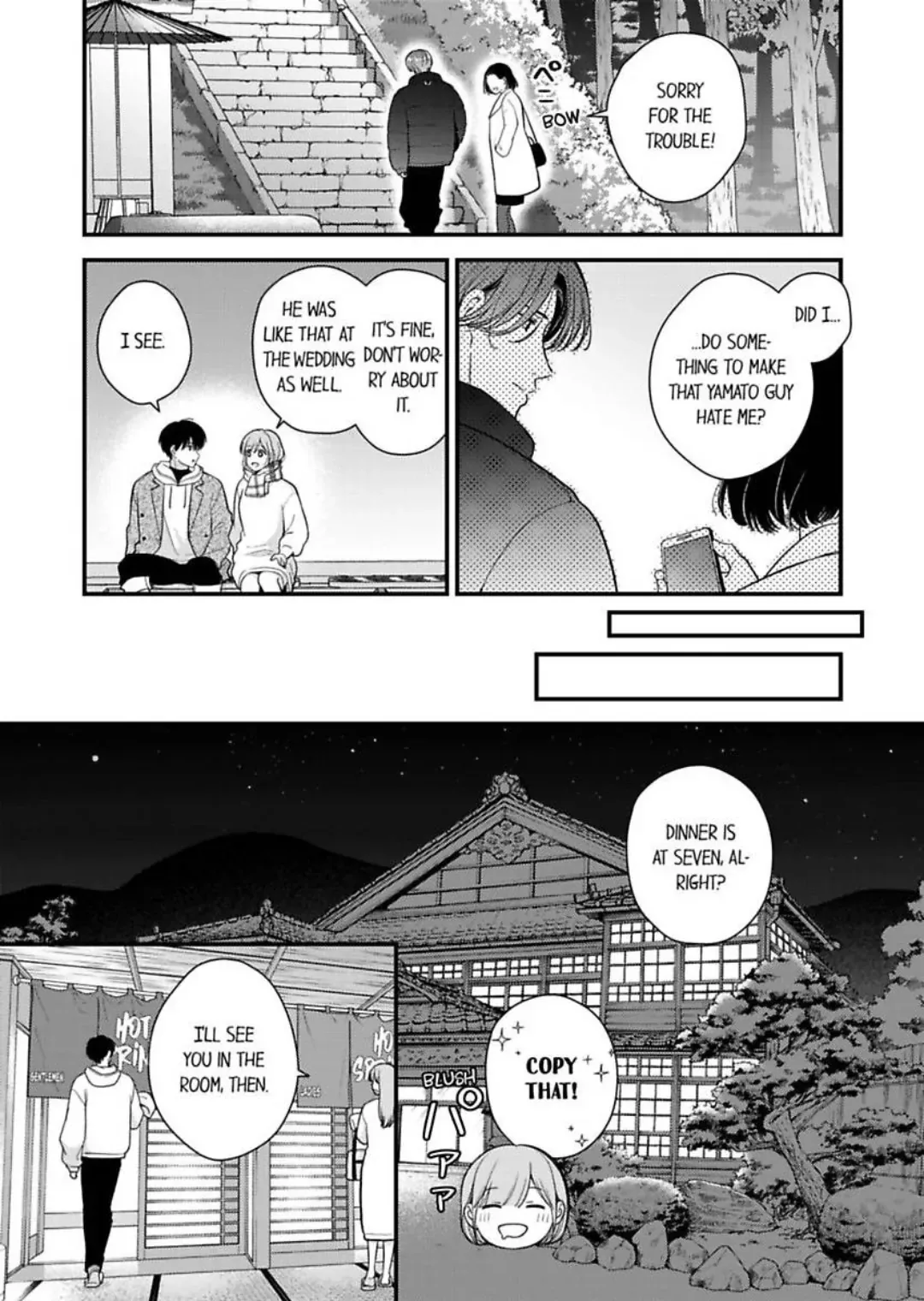 3-Byogo, Yaju.~ Goukon de Sumi ni Ita Kare wa Midarana Nikushoku Deshita Chapter 75 page 6