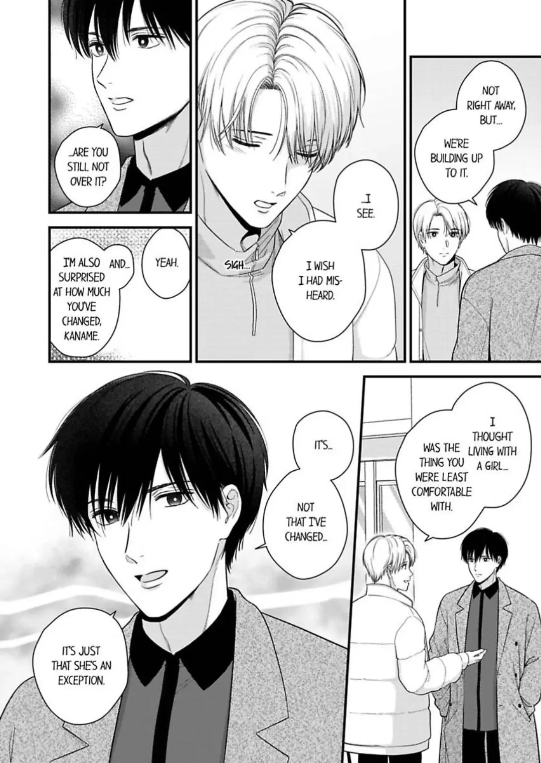 3-Byogo, Yaju.~ Goukon de Sumi ni Ita Kare wa Midarana Nikushoku Deshita Chapter 73 page 17