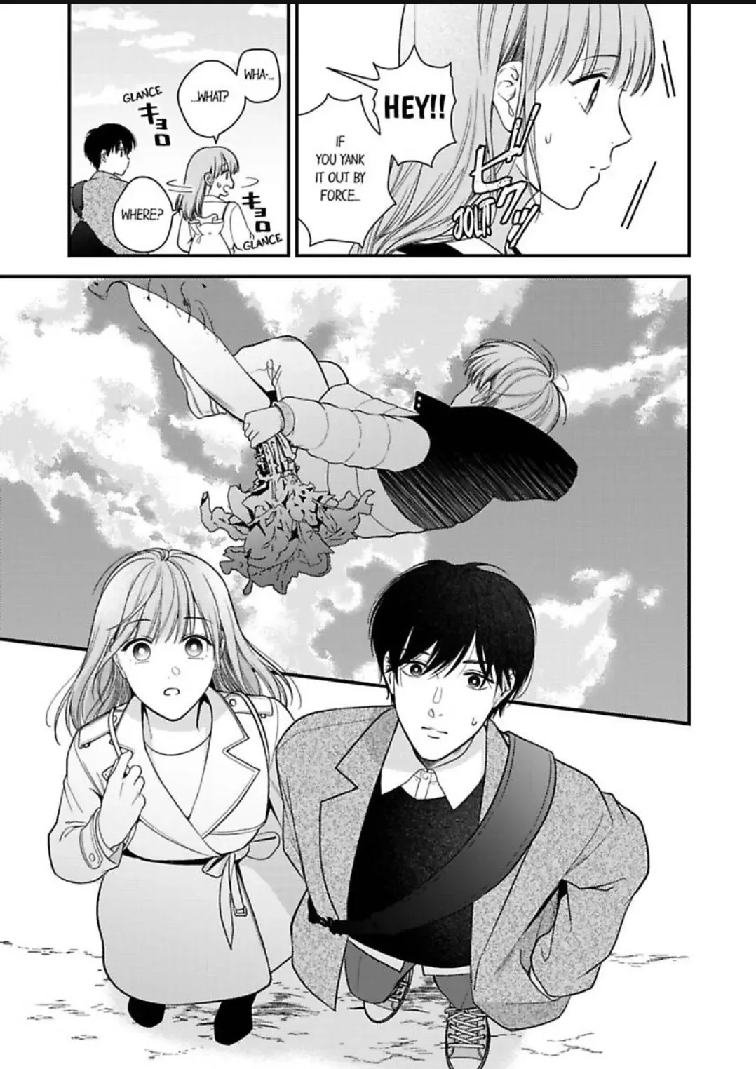 3-Byogo, Yaju.~ Goukon de Sumi ni Ita Kare wa Midarana Nikushoku Deshita Chapter 76 page 24