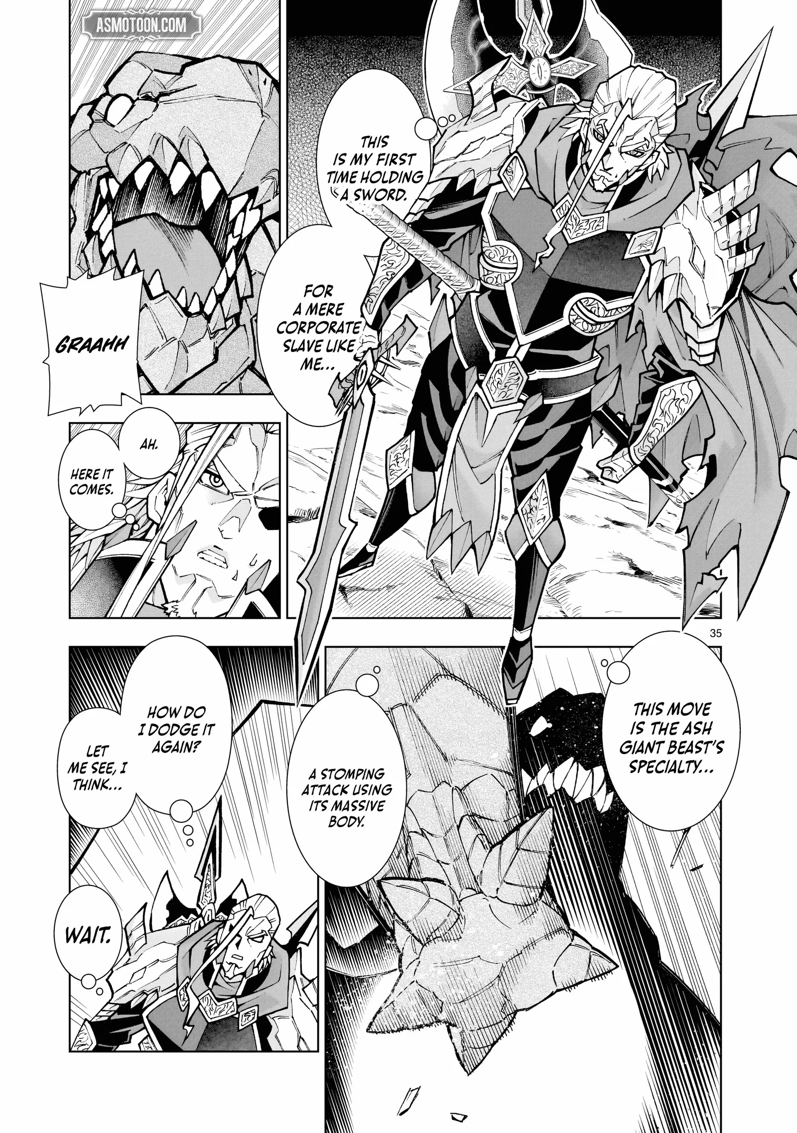 I Suddenly Found Myself as the Villainous General in a hack-and-slash Game~ I'll Smash Apart the Doom Route~ Chapter 1 page 35