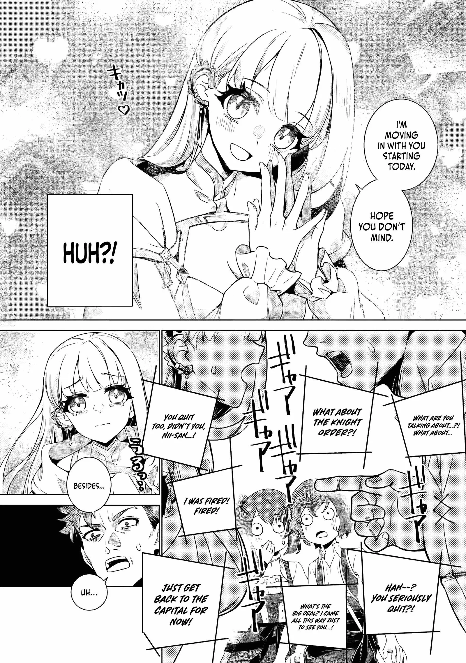 Netorare Tsuihōsareta Saikyō Kishi Danchō No Ossan, Katainaka De Eiyū Ni Matsuriagerareru Chapter 2.2 page 11