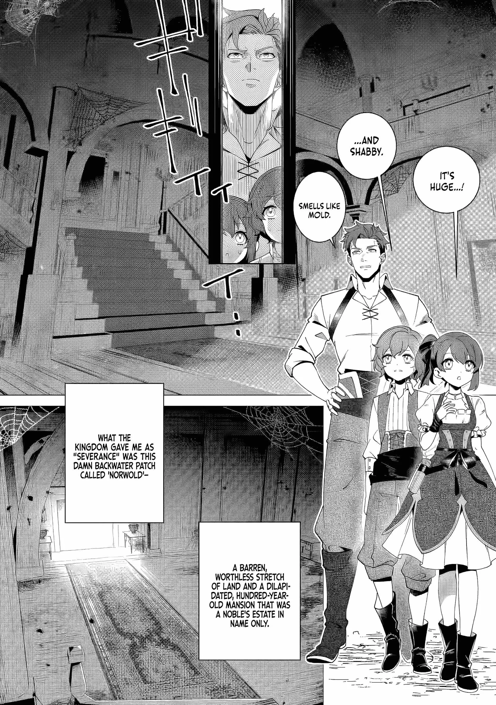 Netorare Tsuihōsareta Saikyō Kishi Danchō No Ossan, Katainaka De Eiyū Ni Matsuriagerareru Chapter 2.1 page 4