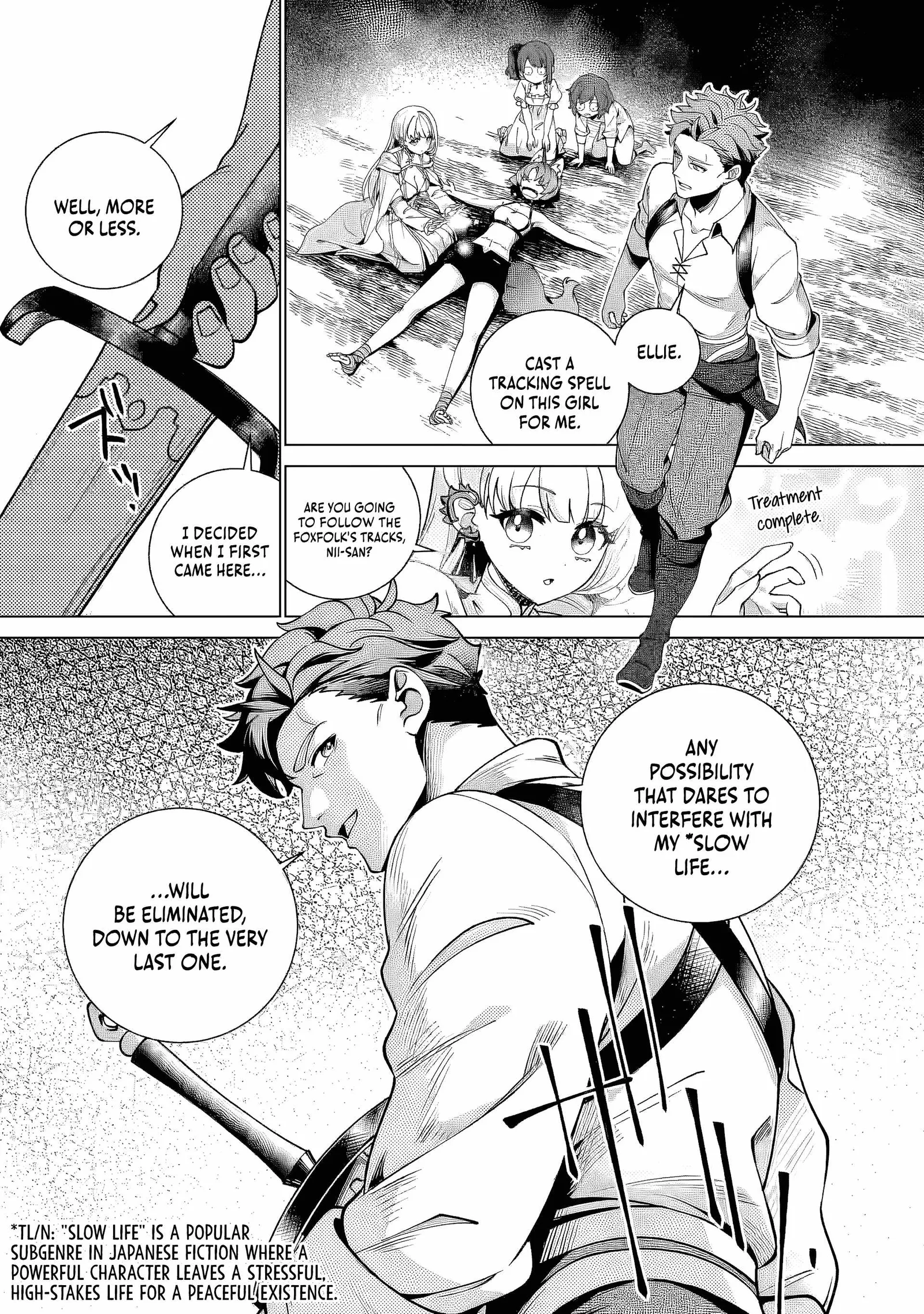 Netorare Tsuihōsareta Saikyō Kishi Danchō No Ossan, Katainaka De Eiyū Ni Matsuriagerareru Chapter 3.1 page 7