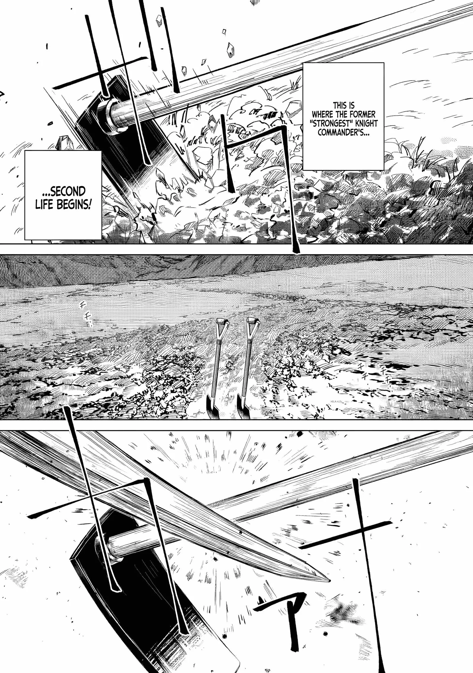 Netorare Tsuihōsareta Saikyō Kishi Danchō No Ossan, Katainaka De Eiyū Ni Matsuriagerareru Chapter 2.1 page 7