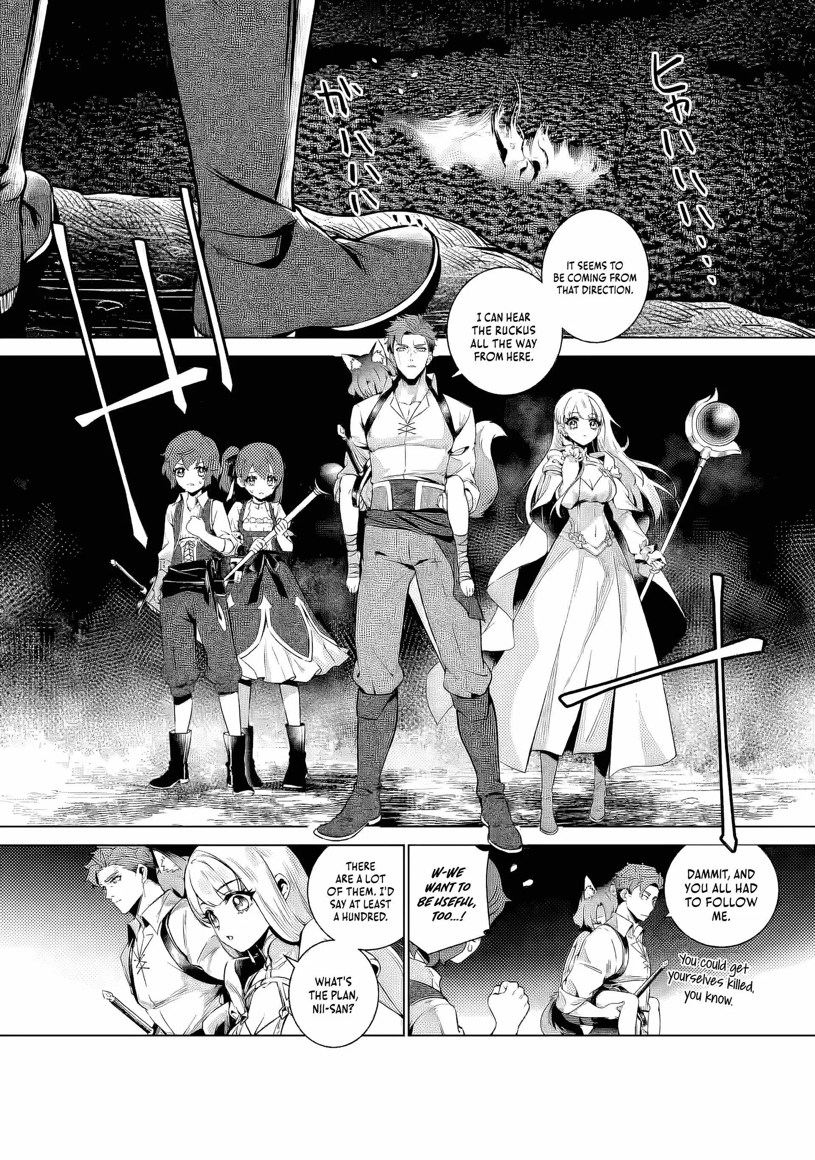 Netorare Tsuihōsareta Saikyō Kishi Danchō No Ossan, Katainaka De Eiyū Ni Matsuriagerareru Chapter 3.1 page 10