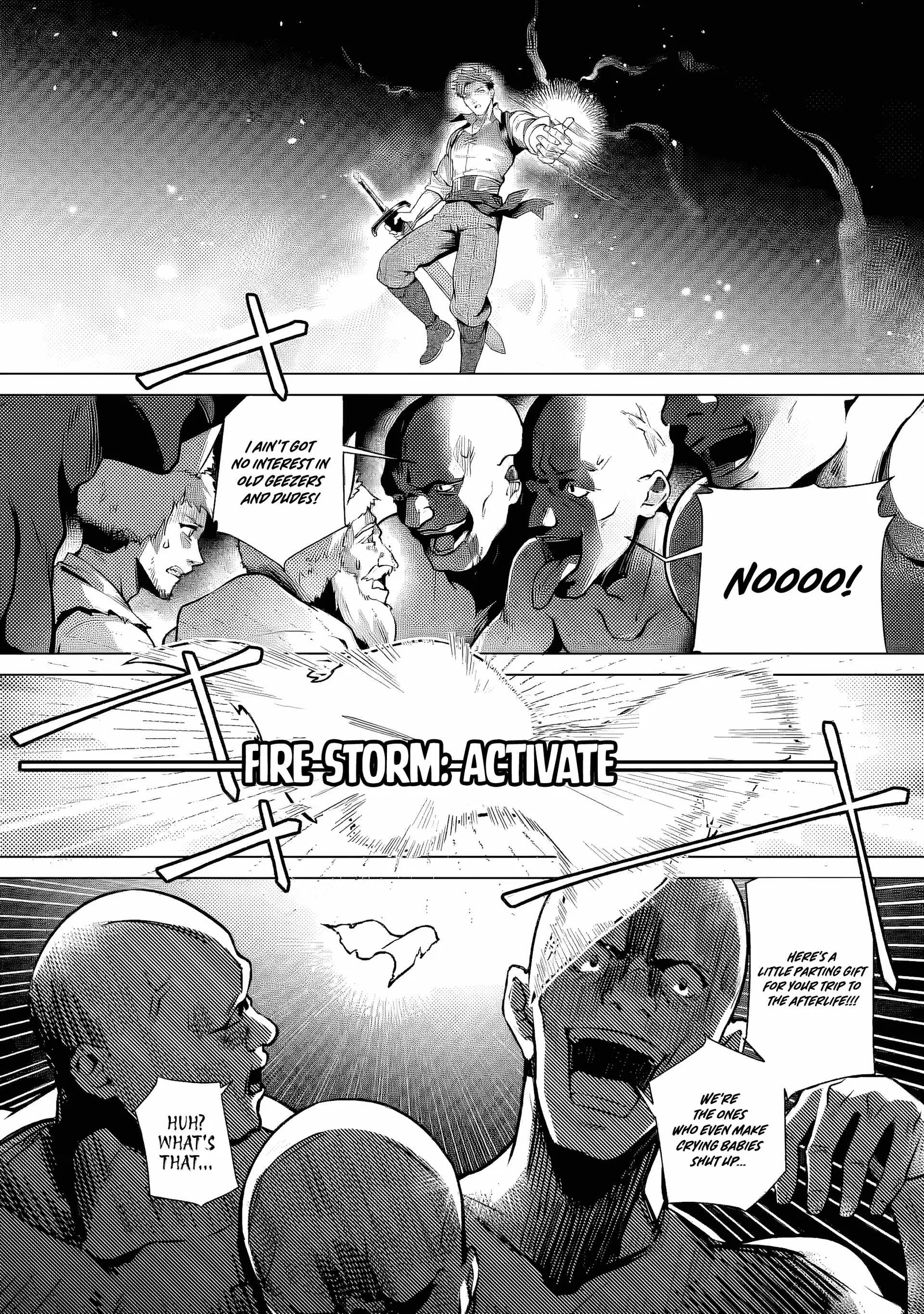 Netorare Tsuihōsareta Saikyō Kishi Danchō No Ossan, Katainaka De Eiyū Ni Matsuriagerareru Chapter 3.2 page 3