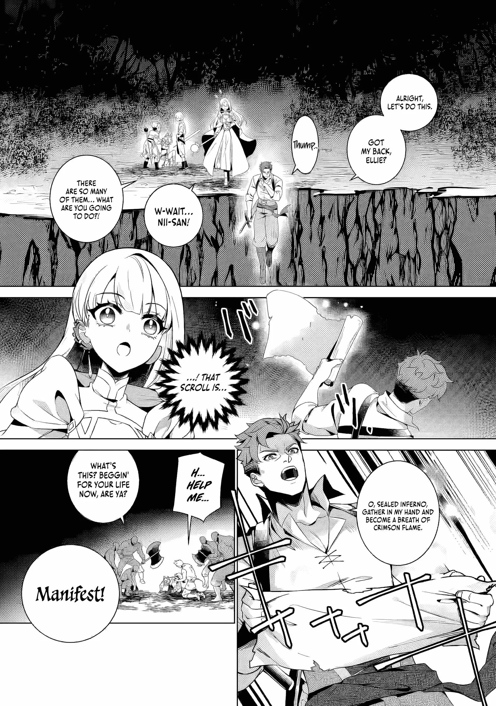 Netorare Tsuihōsareta Saikyō Kishi Danchō No Ossan, Katainaka De Eiyū Ni Matsuriagerareru Chapter 3.2 page 2