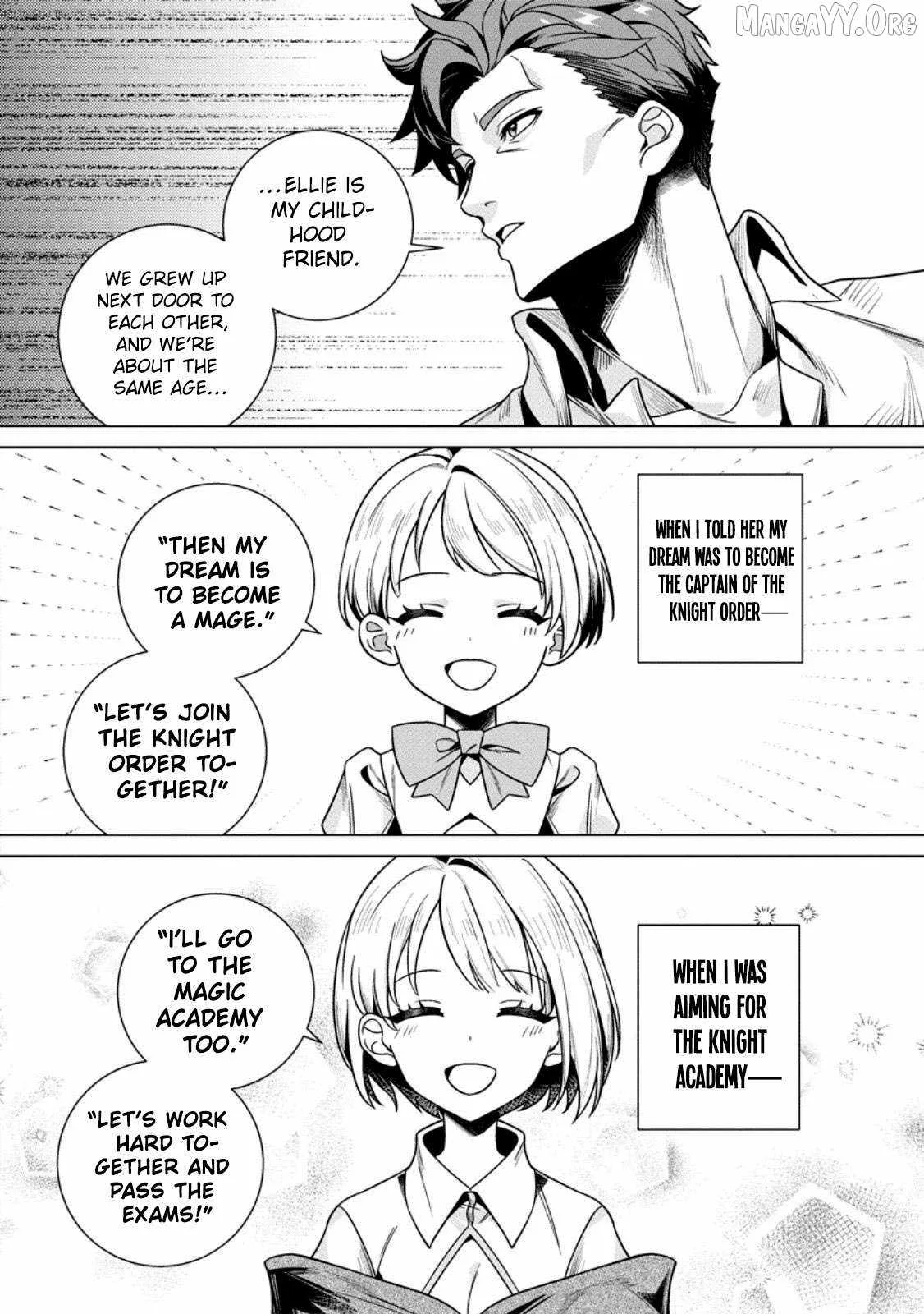 Netorare Tsuihōsareta Saikyō Kishi Danchō No Ossan, Katainaka De Eiyū Ni Matsuriagerareru Chapter 4 page 8