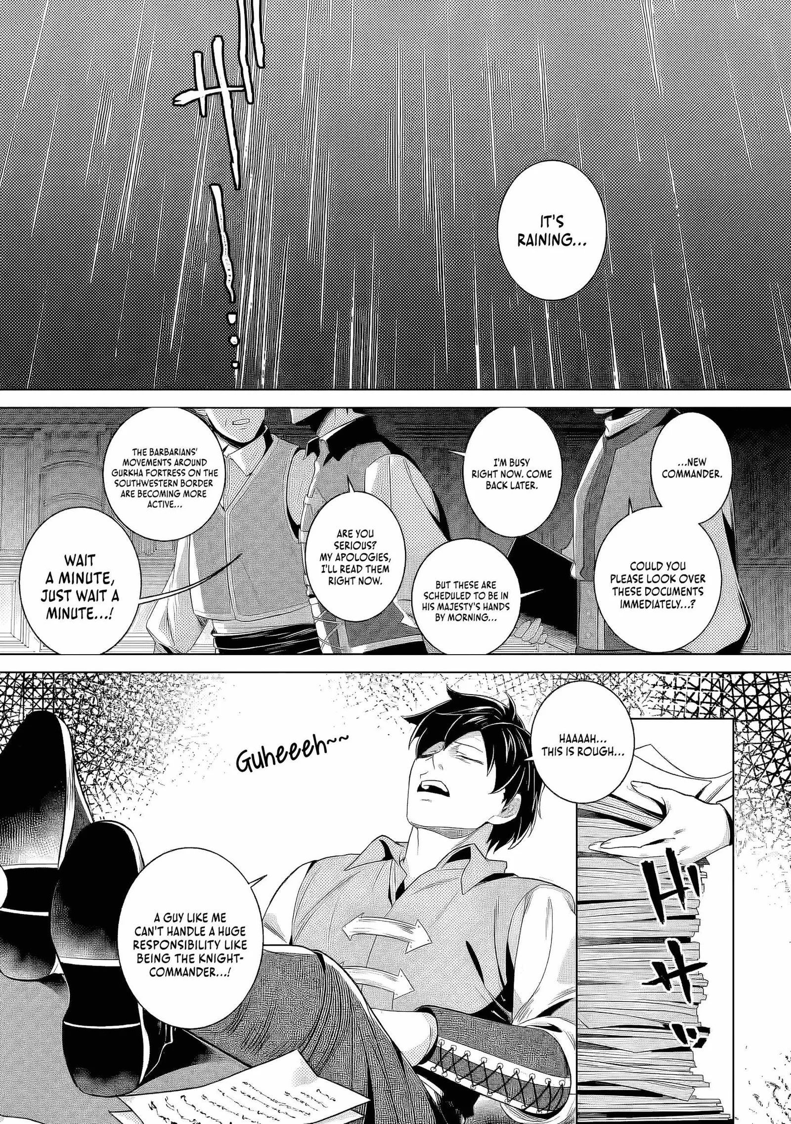 Netorare Tsuihōsareta Saikyō Kishi Danchō No Ossan, Katainaka De Eiyū Ni Matsuriagerareru Chapter 5.3 page 7