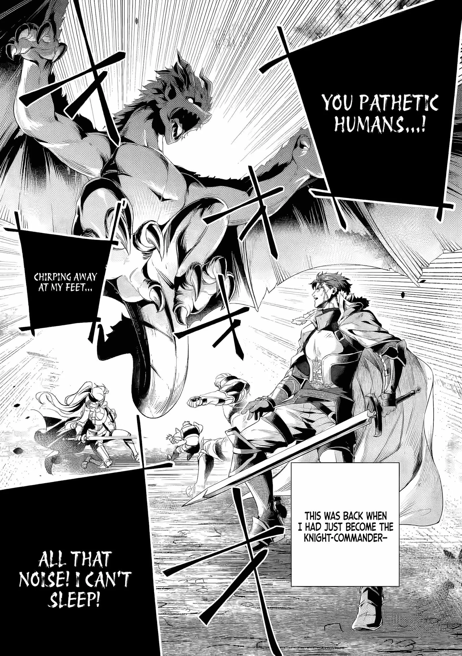 Netorare Tsuihōsareta Saikyō Kishi Danchō No Ossan, Katainaka De Eiyū Ni Matsuriagerareru Chapter 5.1 page 4