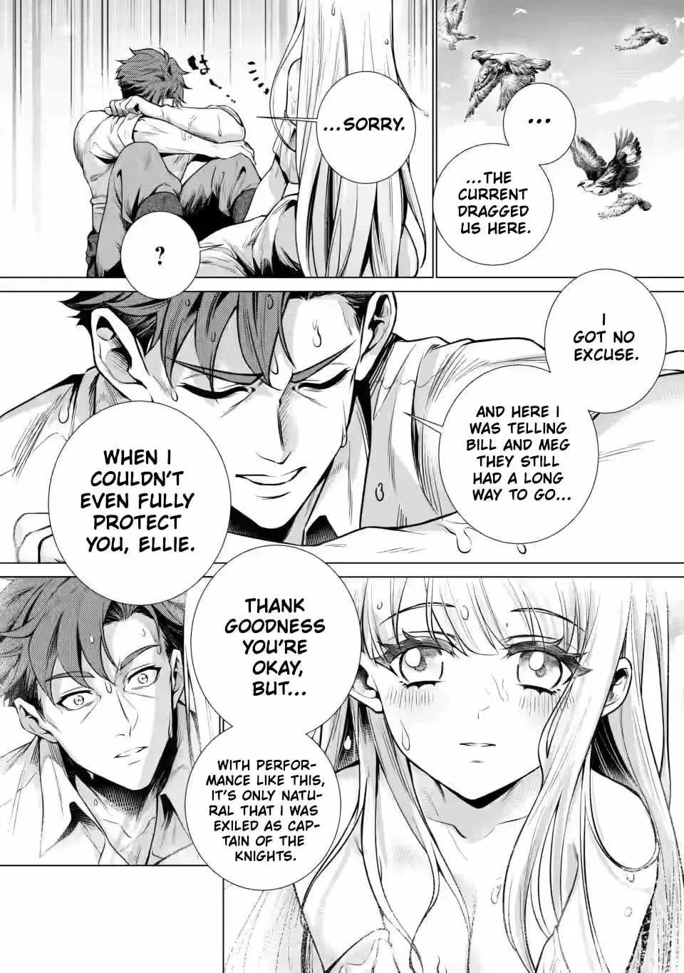 Netorare Tsuihōsareta Saikyō Kishi Danchō No Ossan, Katainaka De Eiyū Ni Matsuriagerareru Chapter 7 page 24