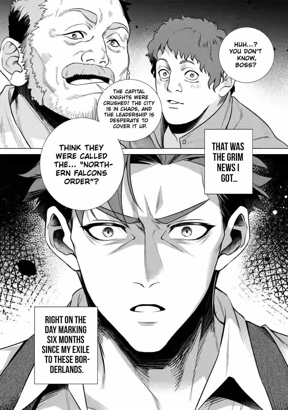 Netorare Tsuihōsareta Saikyō Kishi Danchō No Ossan, Katainaka De Eiyū Ni Matsuriagerareru Chapter 7 page 32