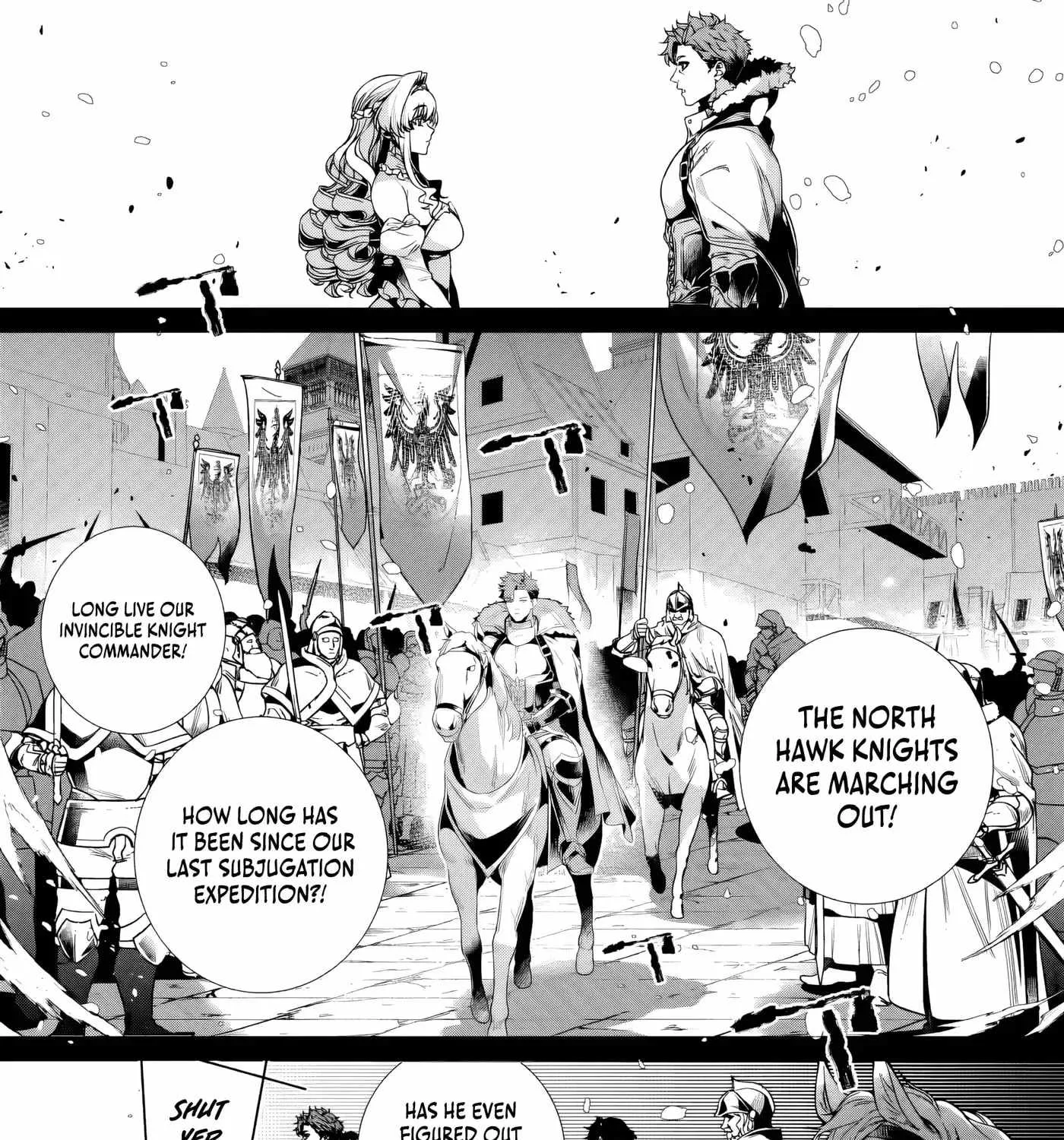 Netorare Tsuihōsareta Saikyō Kishi Danchō No Ossan, Katainaka De Eiyū Ni Matsuriagerareru Chapter 8 page 48