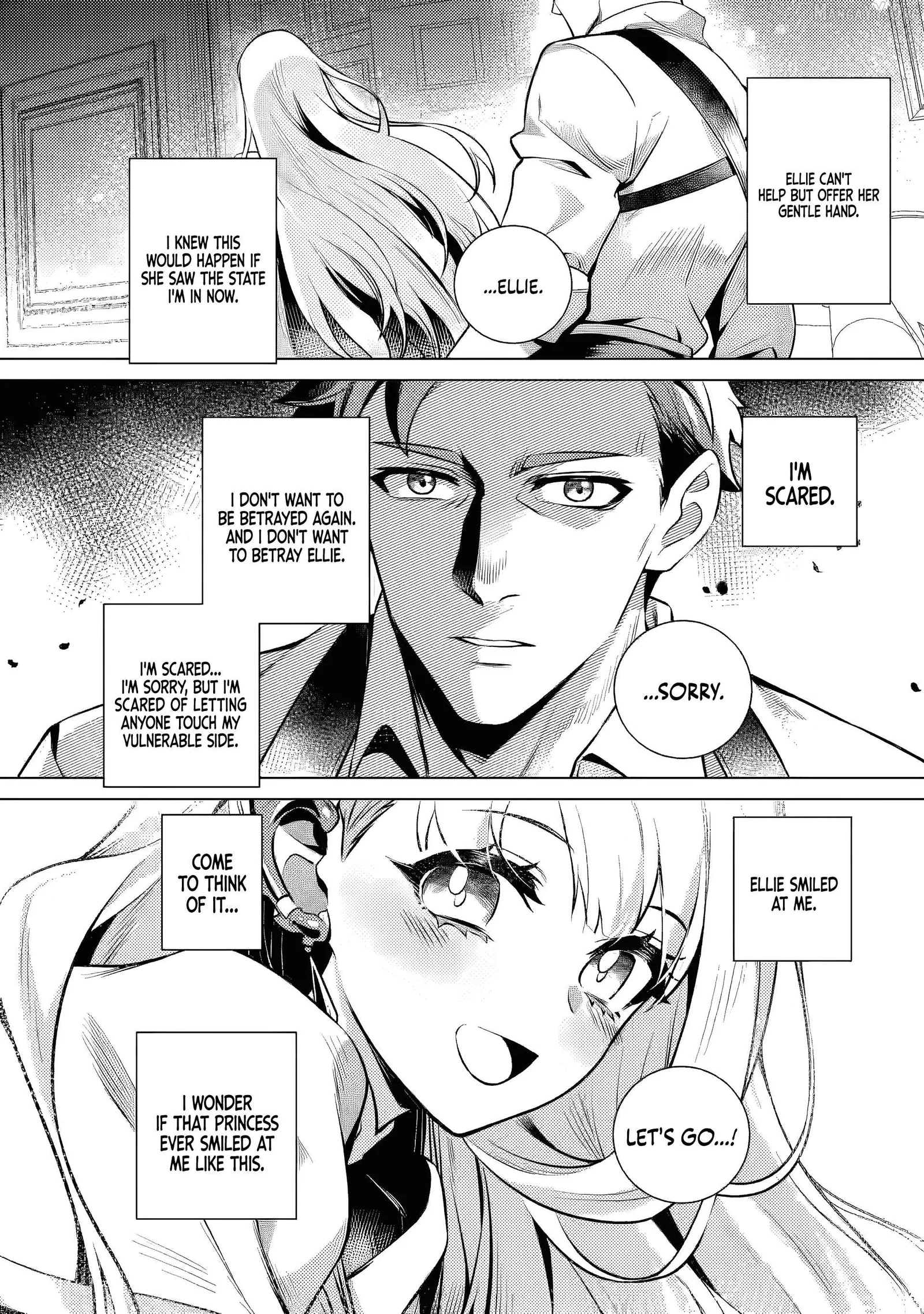 Netorare Tsuihōsareta Saikyō Kishi Danchō No Ossan, Katainaka De Eiyū Ni Matsuriagerareru Chapter 2 page 28