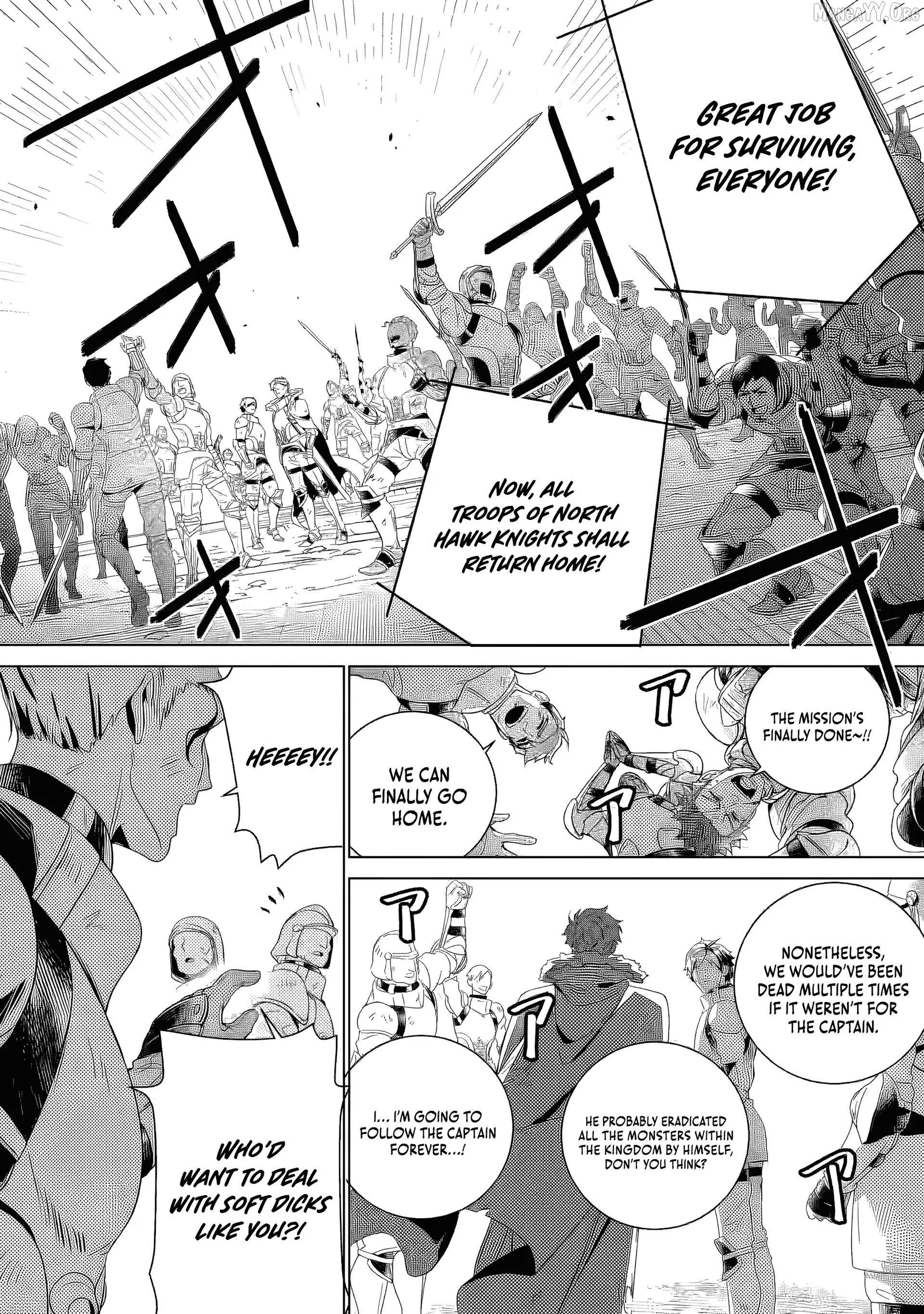 Netorare Tsuihōsareta Saikyō Kishi Danchō No Ossan, Katainaka De Eiyū Ni Matsuriagerareru Chapter 1 page 10