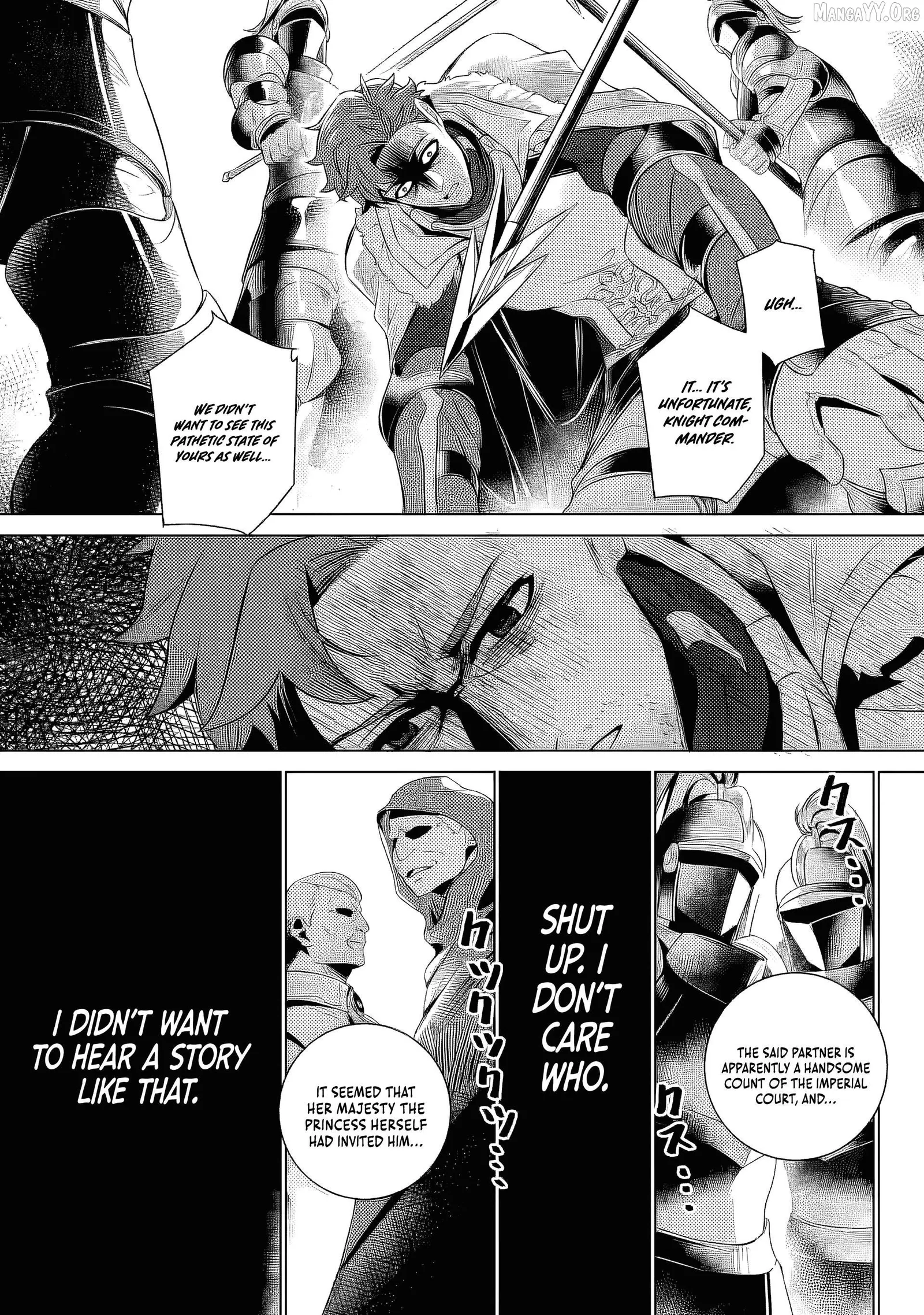 Netorare Tsuihōsareta Saikyō Kishi Danchō No Ossan, Katainaka De Eiyū Ni Matsuriagerareru Chapter 1 page 25