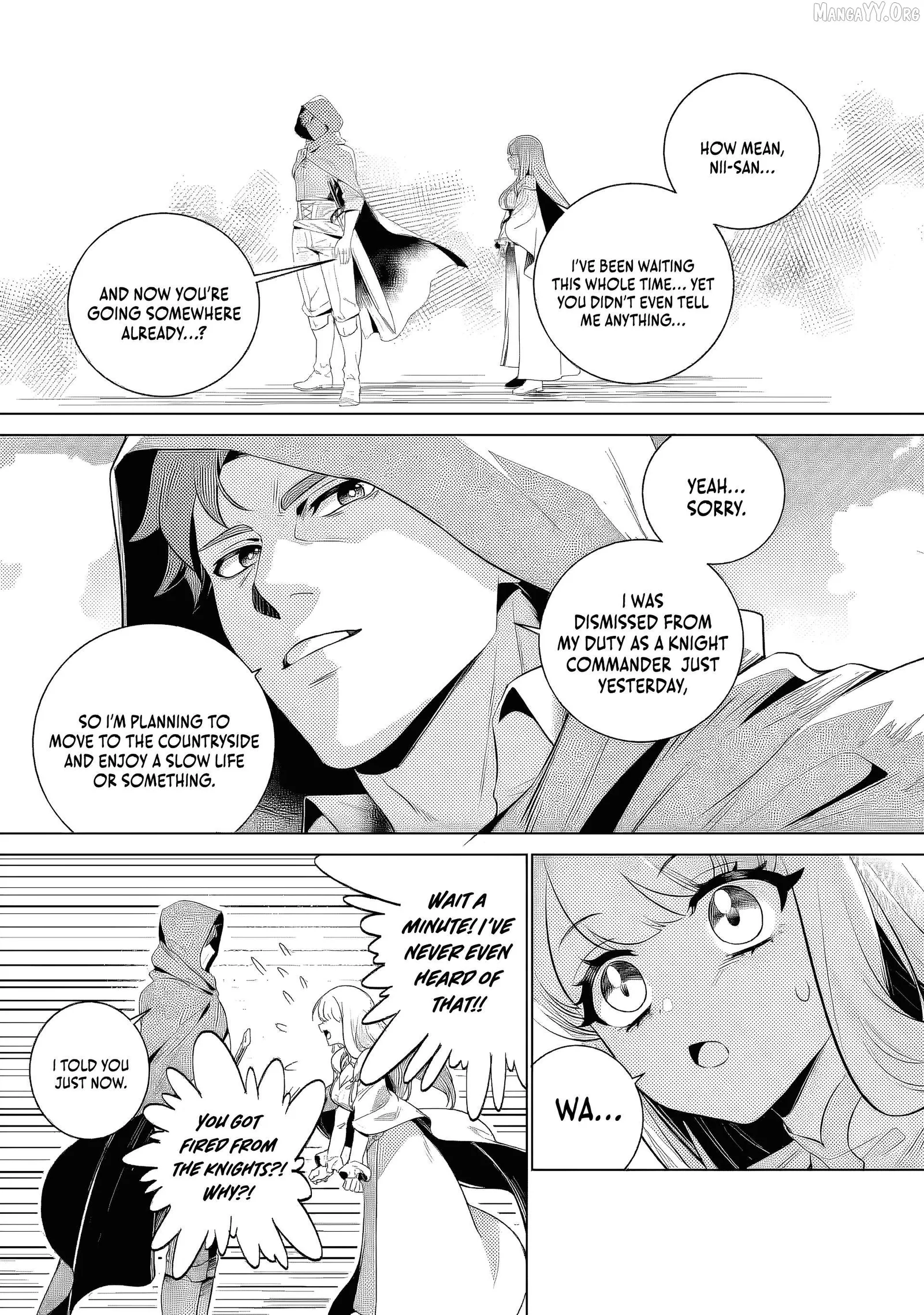 Netorare Tsuihōsareta Saikyō Kishi Danchō No Ossan, Katainaka De Eiyū Ni Matsuriagerareru Chapter 1 page 30