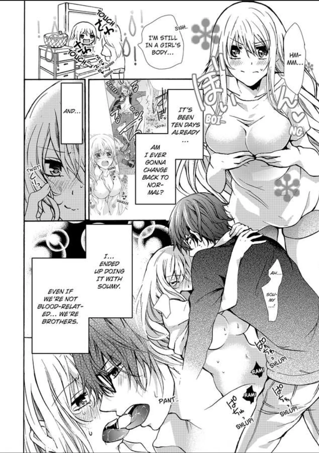 Female Pleasure. -I Turned into a Girl and Now Im Addicted to my Step-Brother Chapter 2 page 2