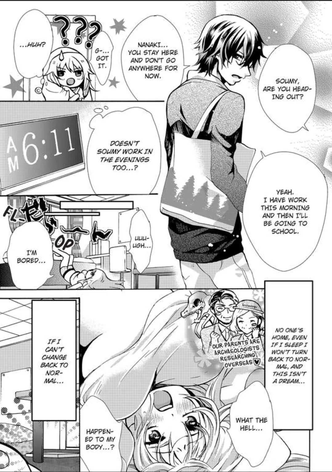 Female Pleasure. -I Turned into a Girl and Now Im Addicted to my Step-Brother Chapter 1 page 14